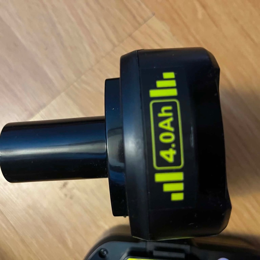 Cordless Power Tool 4.0Ah Battery Pack - Black with Yellow-Green Label
